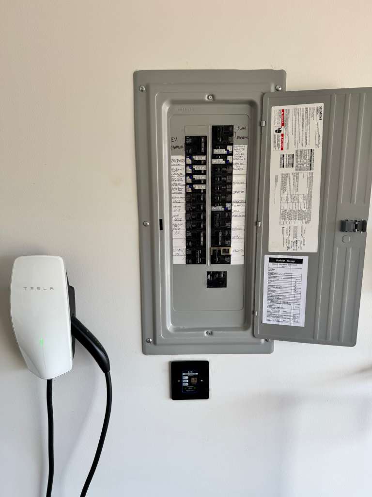 Home EV charging station