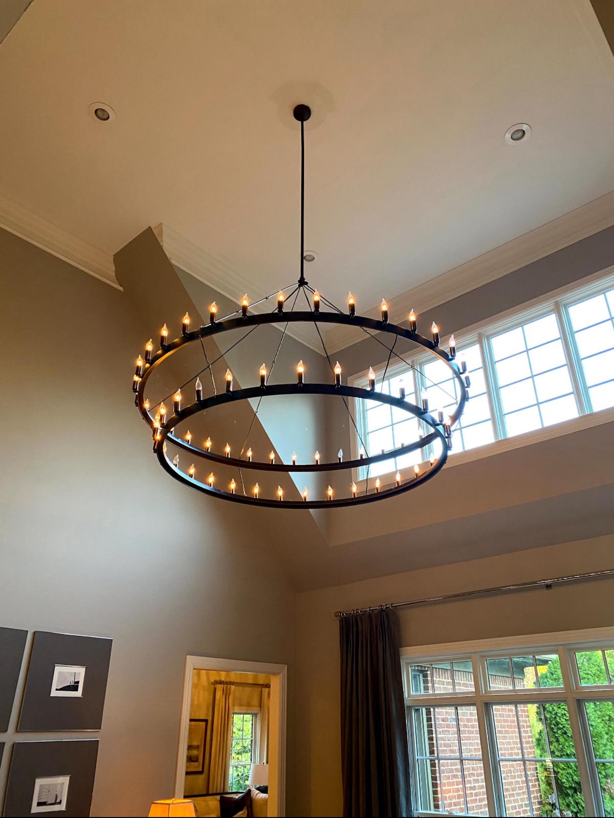Kitchen recessed lighting install