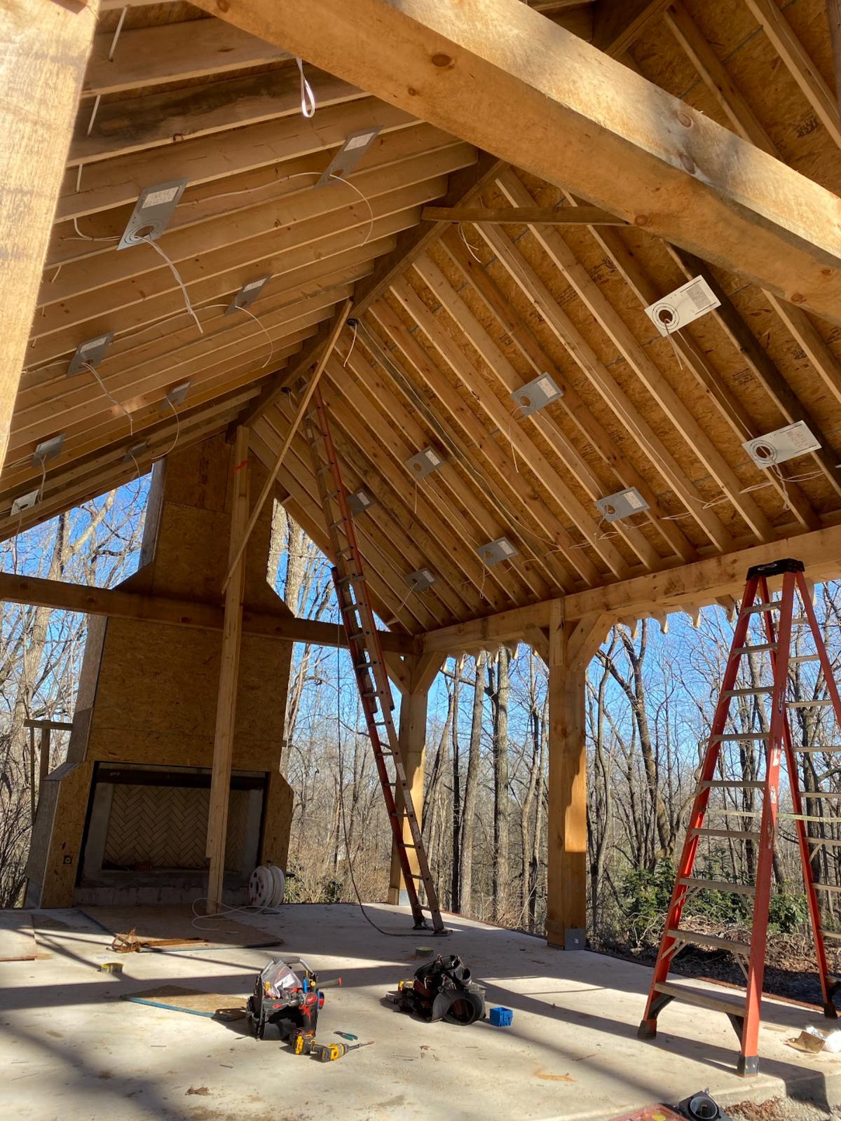 Before lighting install