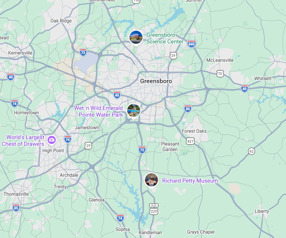 Gorton Electrical Service Area Map
